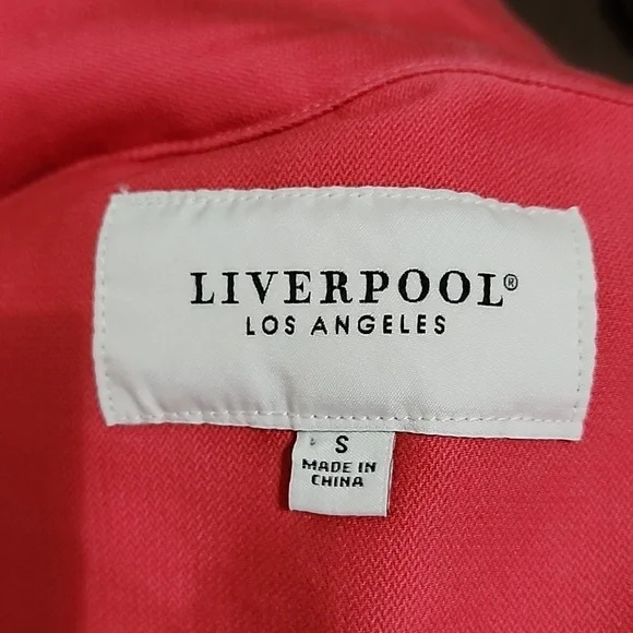NWOT "LIVERPOOL" CORAL JACKET SZ S - Picture 5 of 6